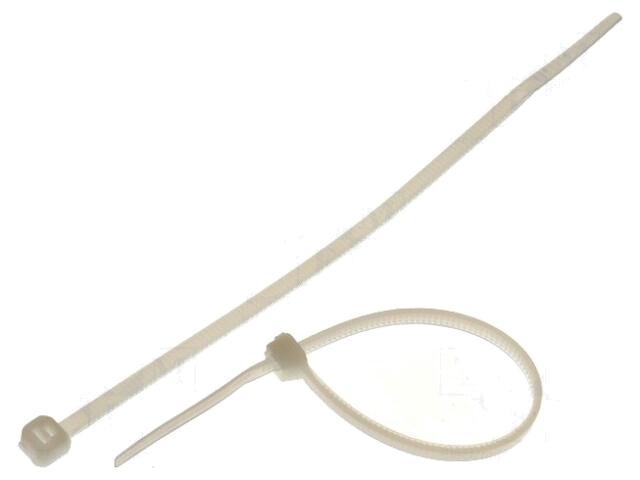 Kabelbinder; L: 142mm; W: 2,5mm; polyamide; 78,5N; natuurlijk Kabelbinder; L: 142mm; W: 2,5mm; polyamide; 78,5N; natuurlijk